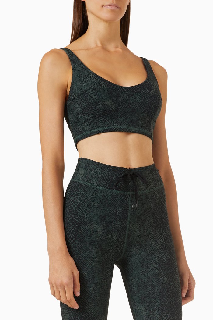 

Cobra Candice Crop Top in Recycled Fabric, Green