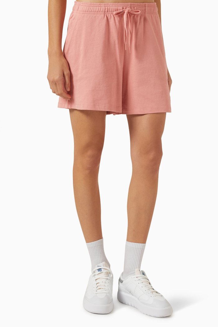 Summit Roller Shorts in Organic Cotton Jersey, Pink
