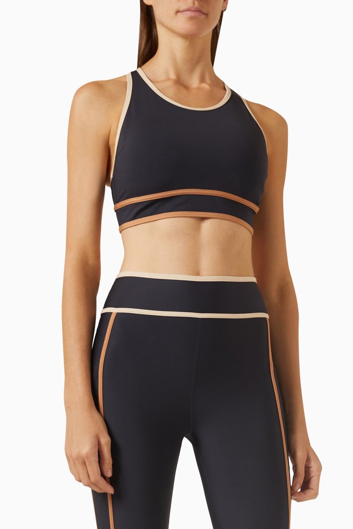 

Northstar Nora Sports Bra in Recycled Nylon, Black