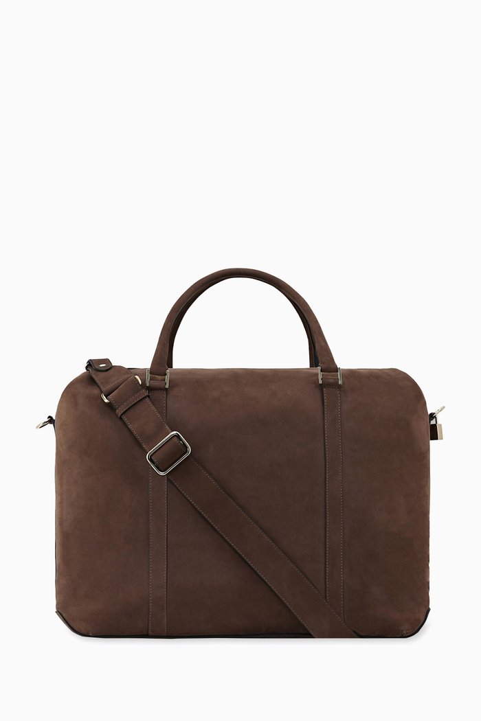 

Delta Bag in Nubuck Leather, Brown
