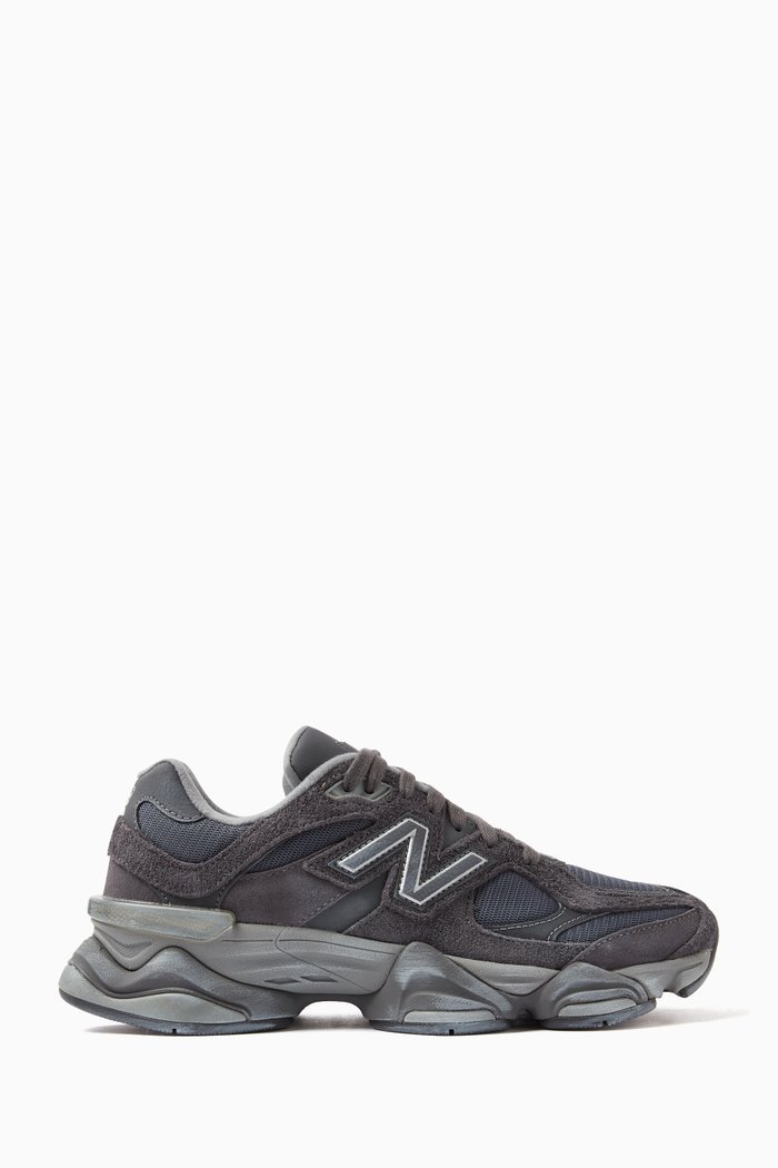 

9060 Low-top Sneakers in Mesh & Suede, Grey
