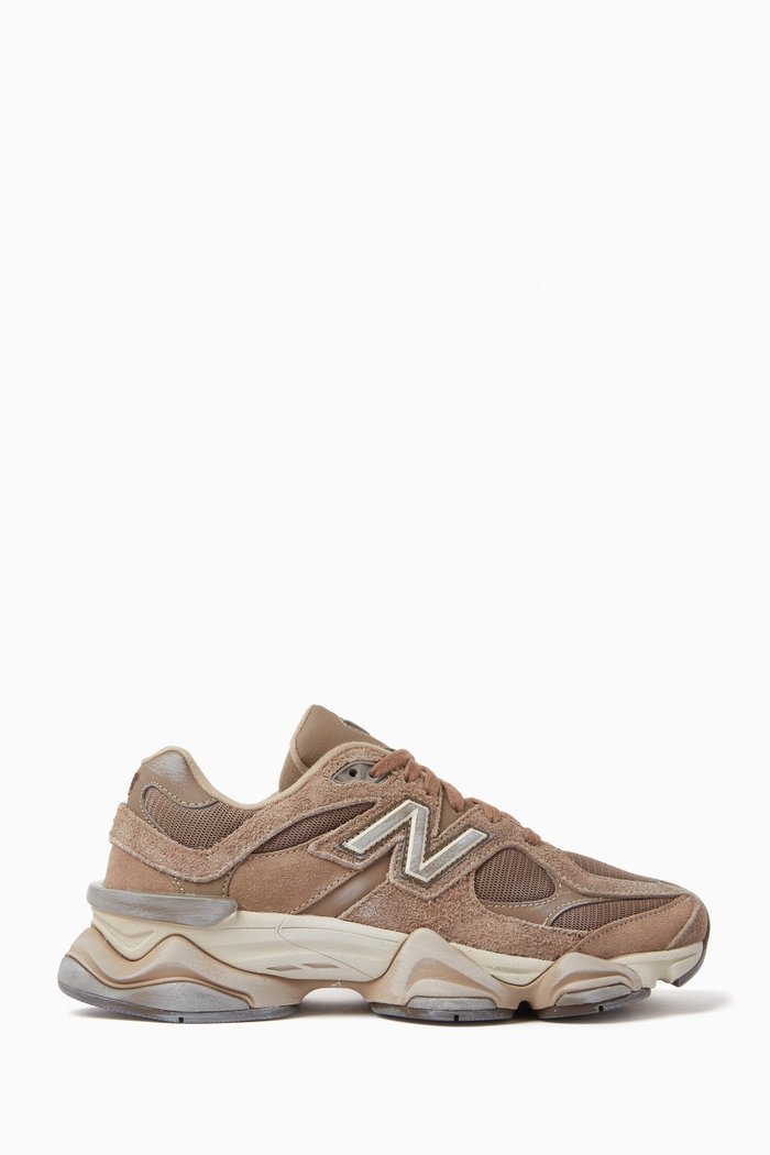 

9060 Sneakers in Mesh & Suede Leather, Pink