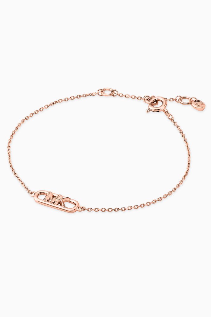 

Empire Logo Bracelet in Rose Gold-plated Sterling Silver