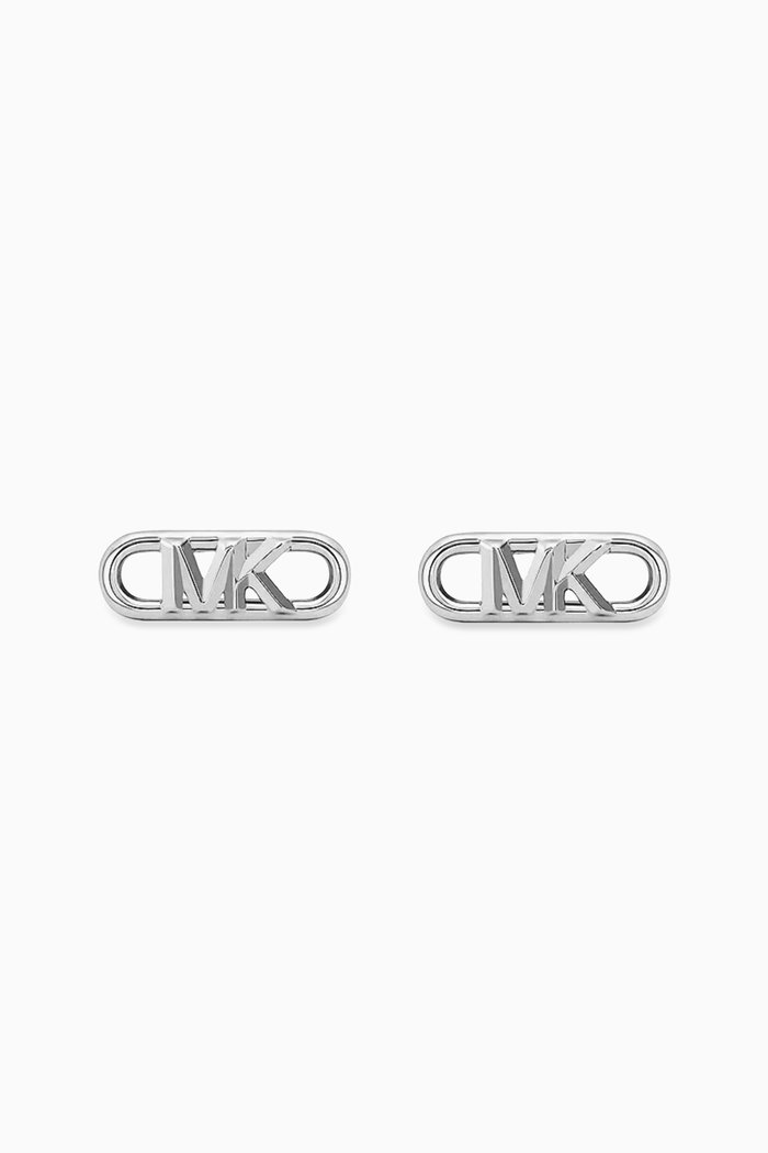 Empire Logo Stud Earrings in Sterling Silver