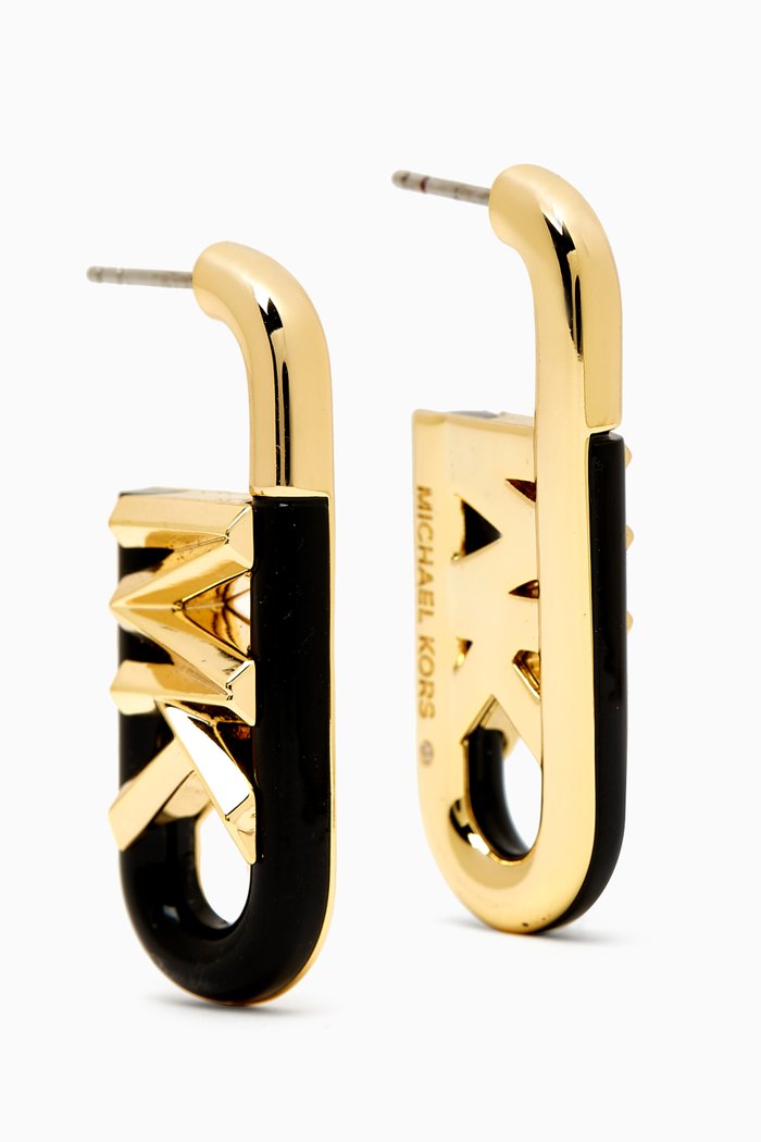 

Empire Logo Earrings in Gold-plated Sterling Silver