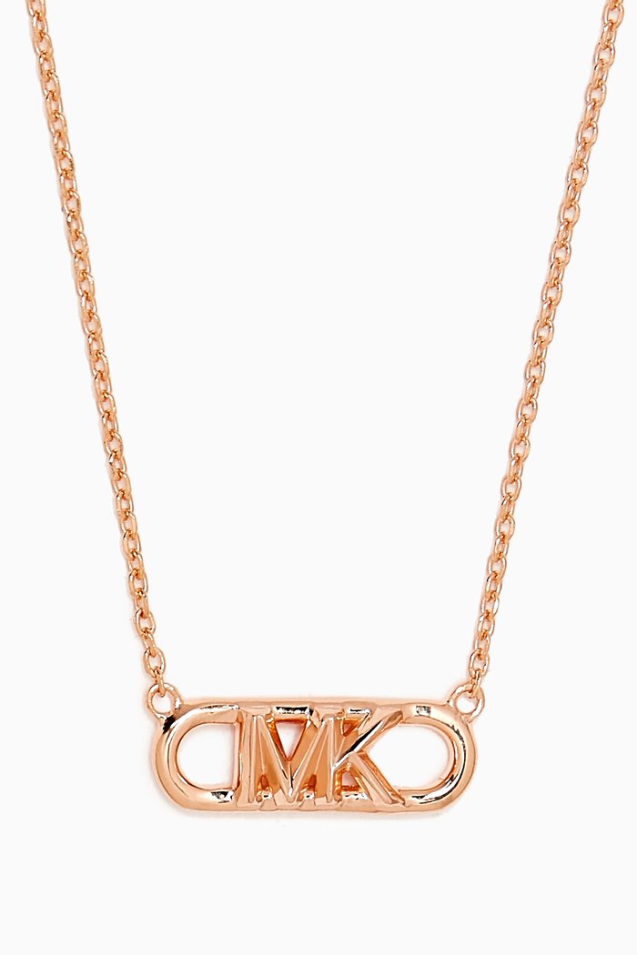 

Empire Logo Necklace in 14kt Rose Gold-plated Sterling Silver