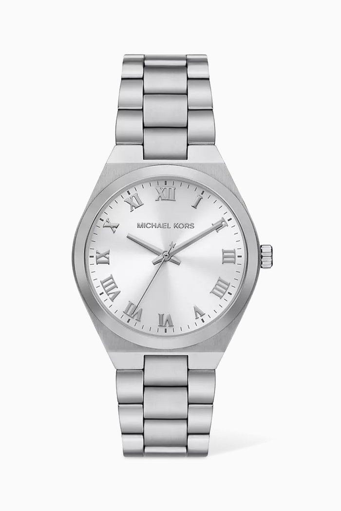 

Lennox Quartz Watch, 37mm, Silver