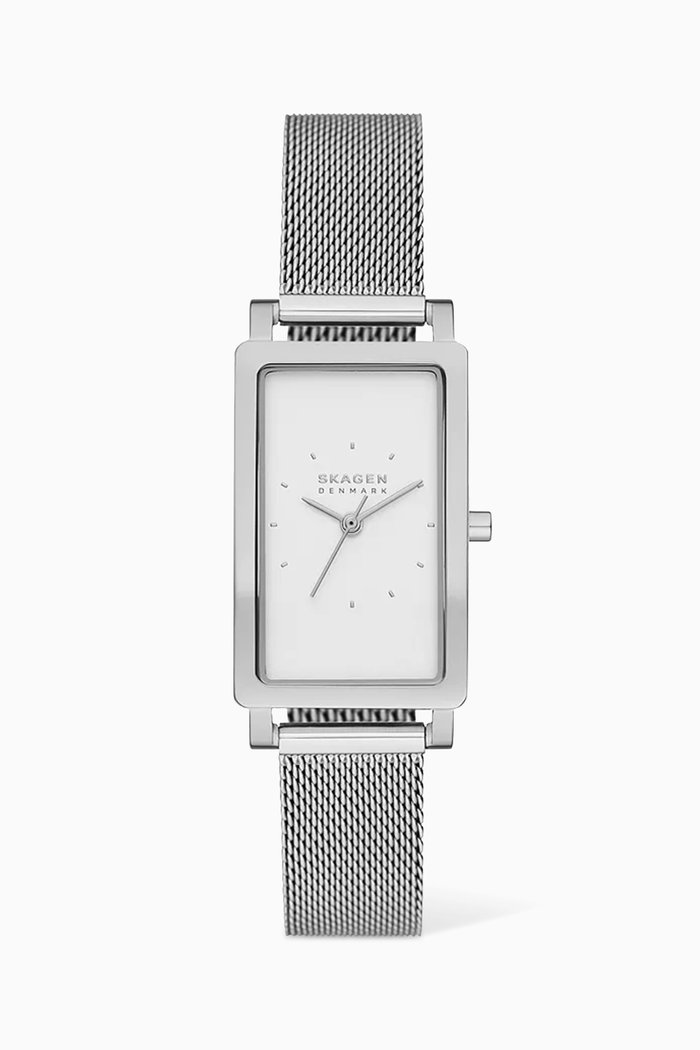 

Hagen Quartz Stainless Steel Watch, 22mm, Silver