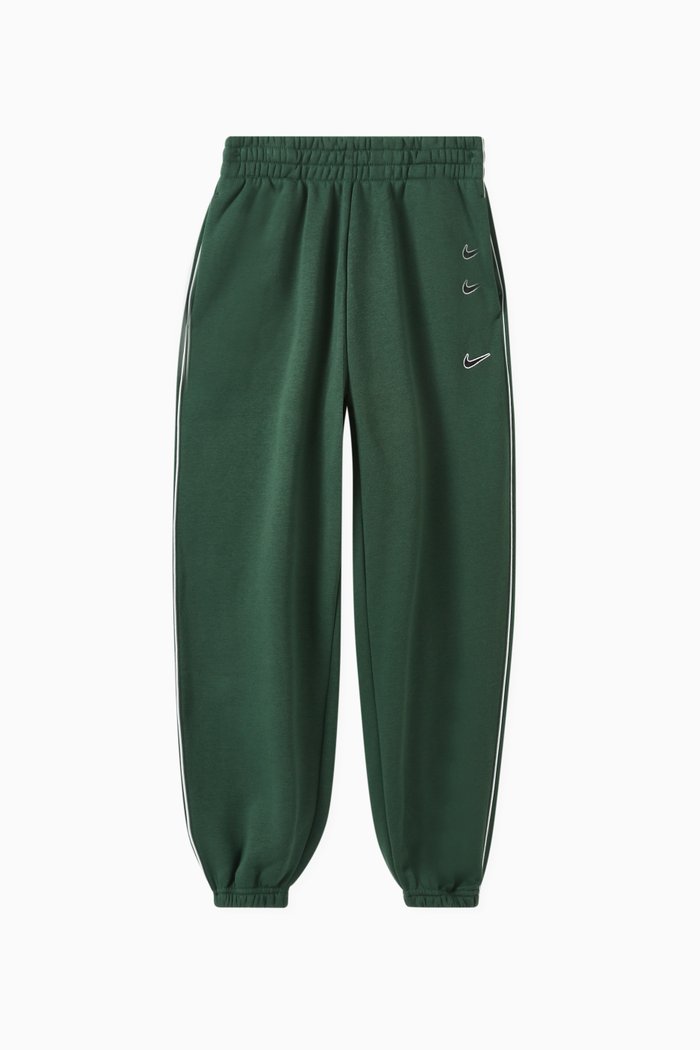 Relaxed-fit Sweatpants in Brushed-fleece, Green