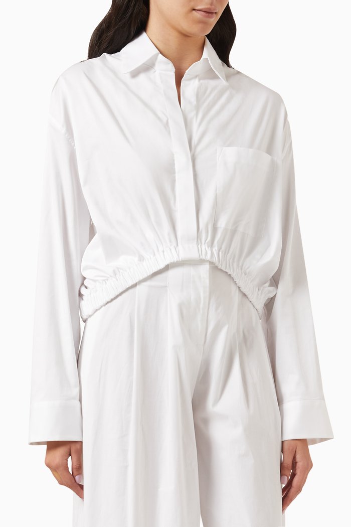 

Emery Crop Top, White