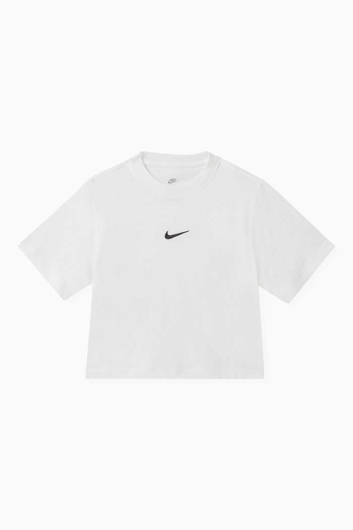 

Sportswear Boxy-fit T-shirt in Cotton-jersey, White