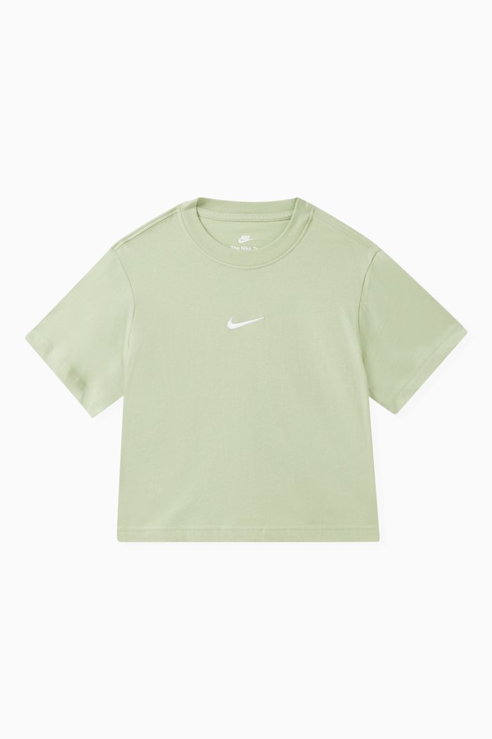 

Sportswear Boxy T-shirt in Cotton-jersey, Green