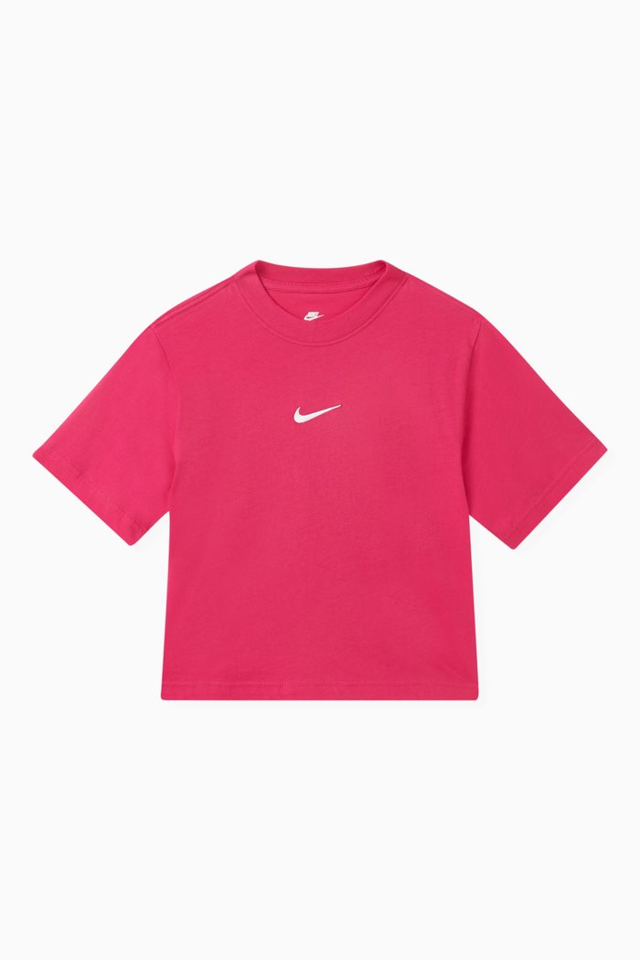 

Sportswear Boxy-fit T-shirt in Cotton-jersey, Pink