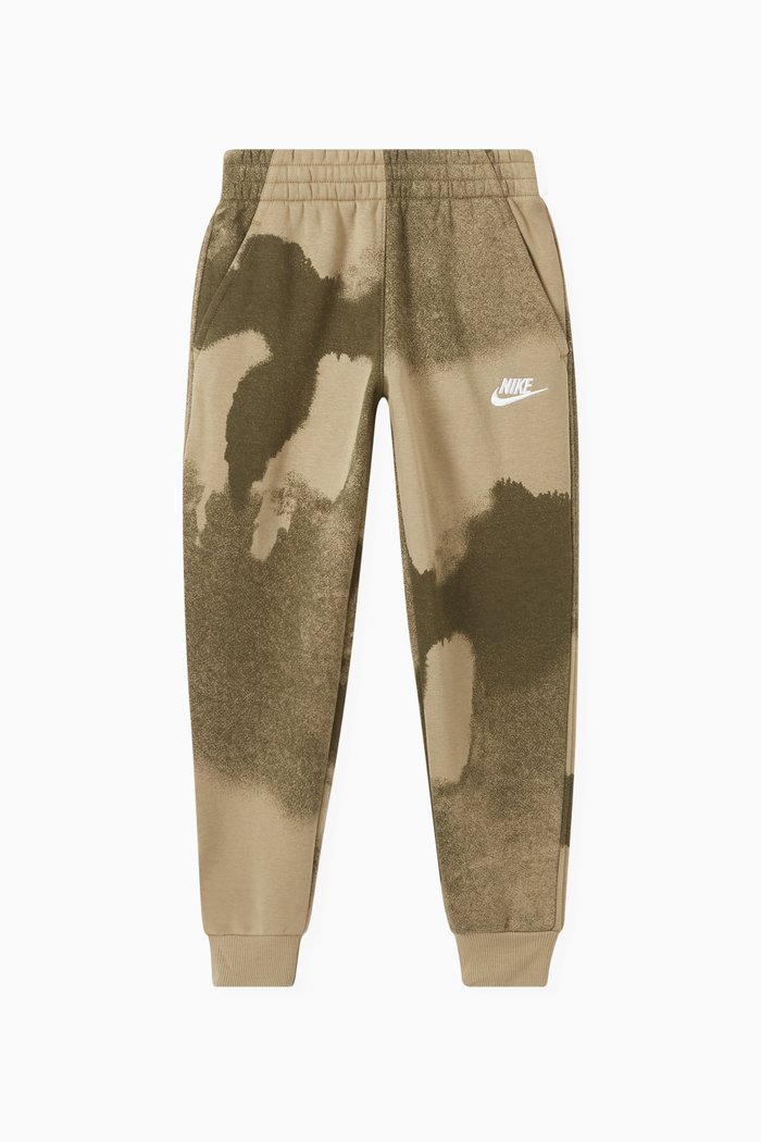 

All-over Printed Sweatpants in Cotton-blend, Green