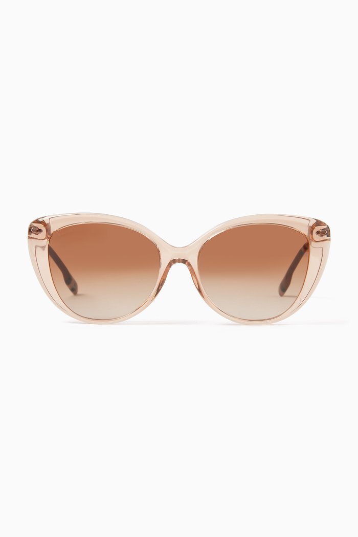 

Cat-eye Sunglasses in Acetate, Pink