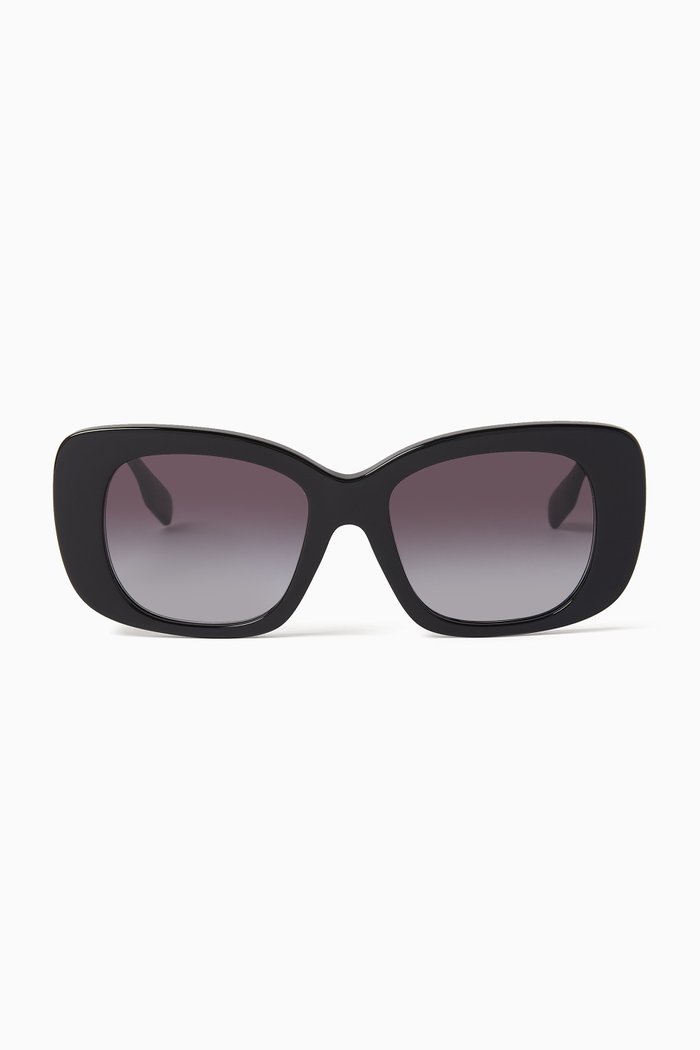 

Square Sunglasses in Acetate, Black