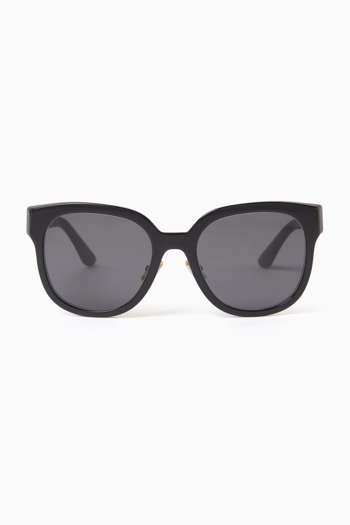 

Square Sunglasses in Acetate, Black