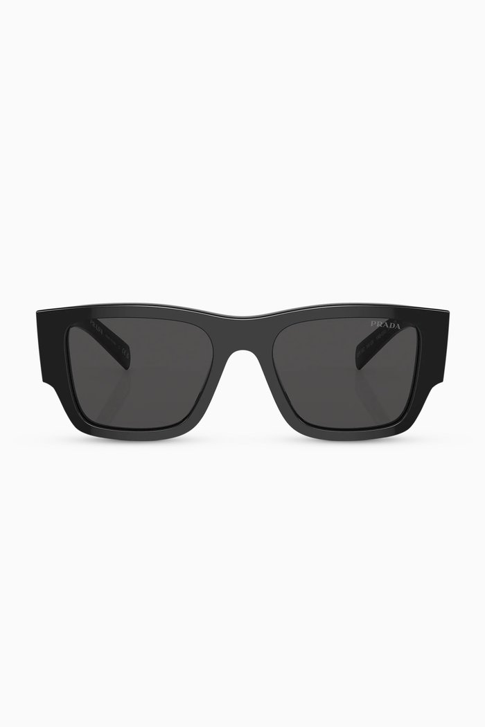 

Square Sunglasses in Acetate, Black