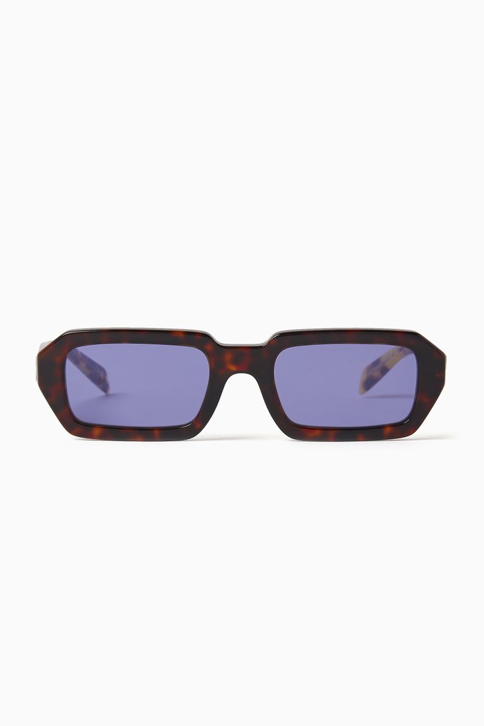 

Irregular Sunglasses in Acetate, Brown