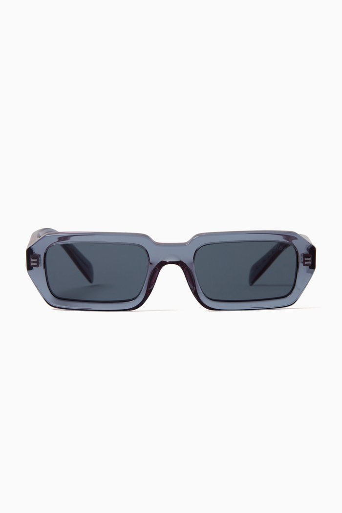 

Irregular Sunglasses in Acetate, Blue