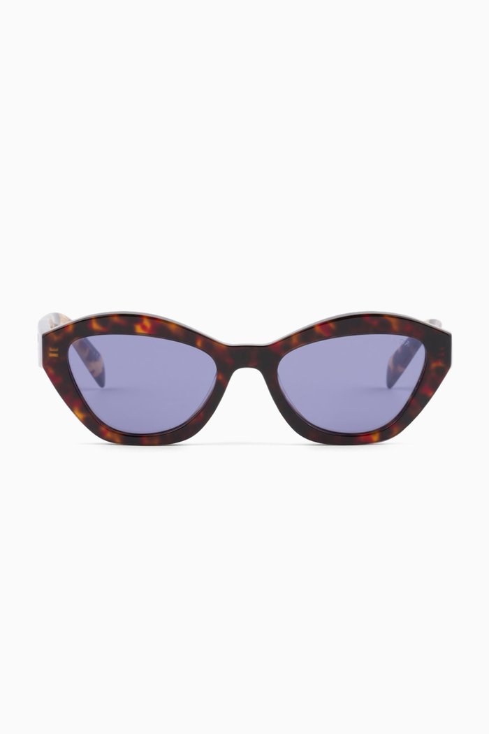 

Cat-eye Sunglasses in Acetate, Brown