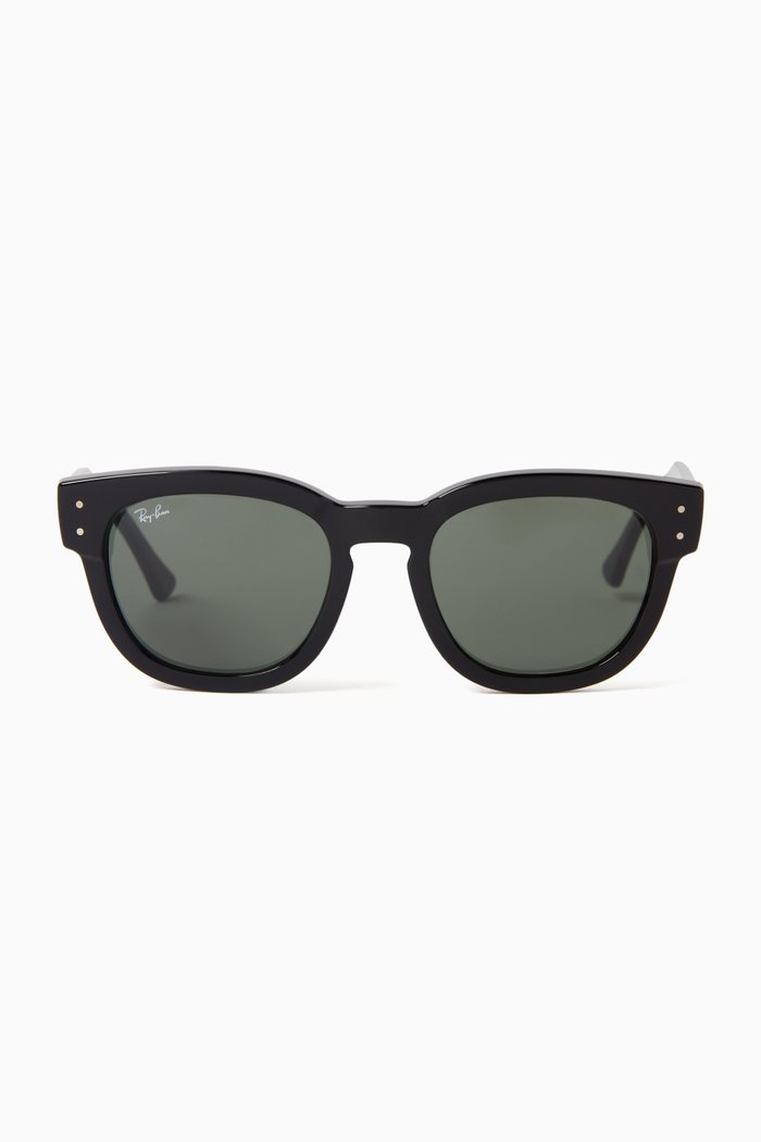 

Mega Hawkeye Sunglasses in Acetate, Black