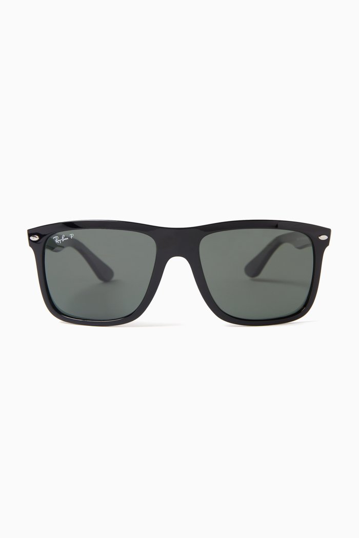 

Boyfriend Two Sunglasses in Acetate, Black