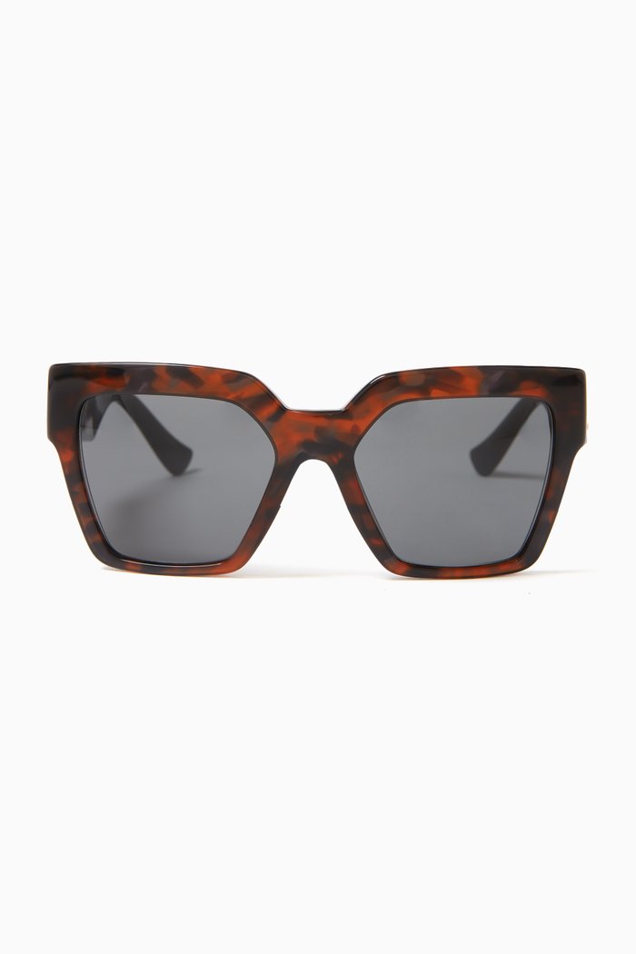 

Medusa Deco Butterfly Sunglasses, Brown