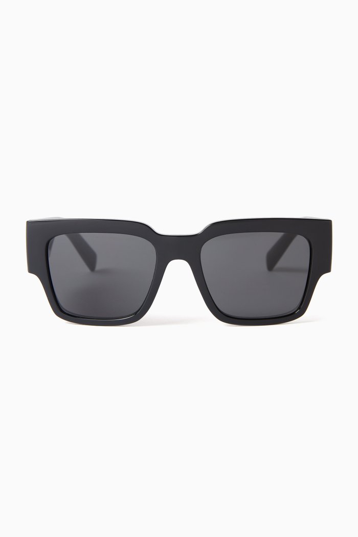 

Square Sunglasses in Acetate, Black