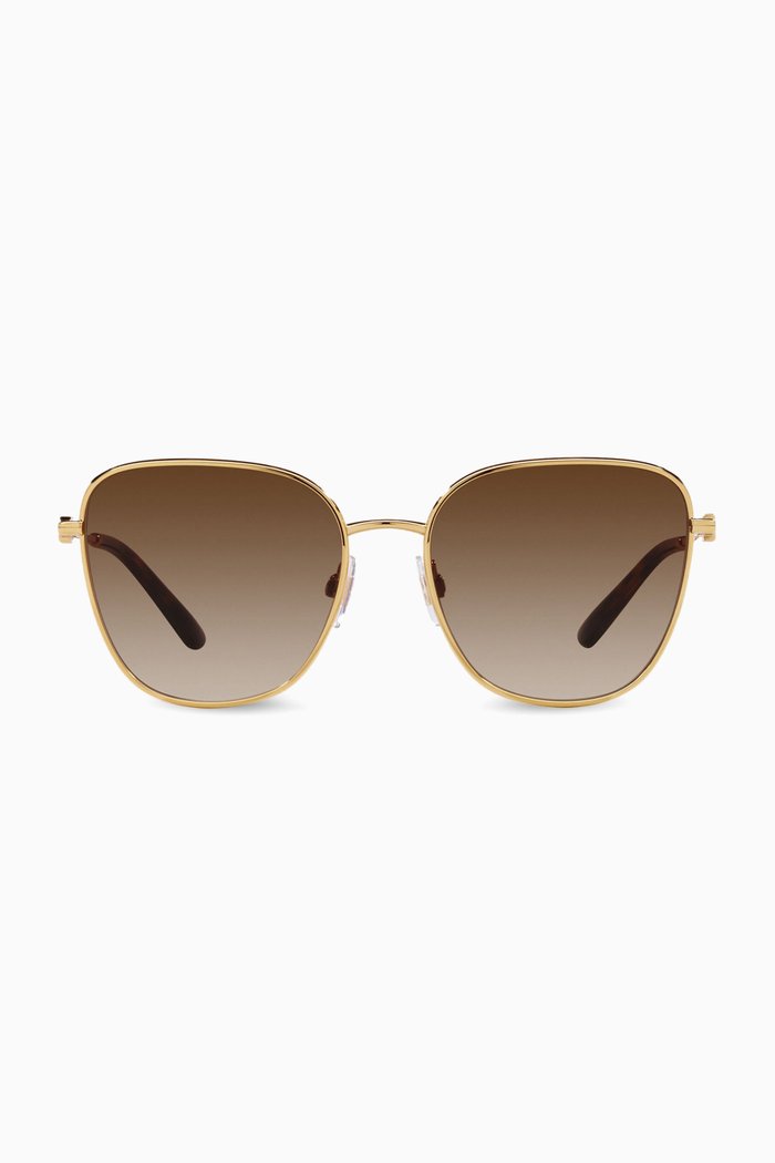 

Butterfly Sunglasses in Metal, Gold
