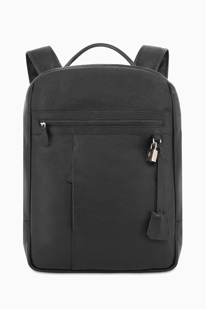 

Backpack in Leather, Black
