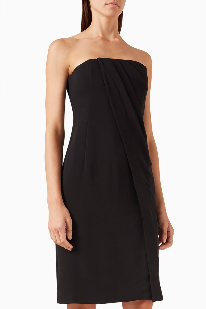 

Halle Midi Dress in Viscose, Black