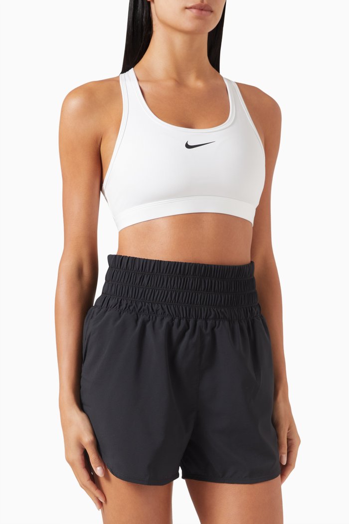 

Swoosh Sports Bra, White