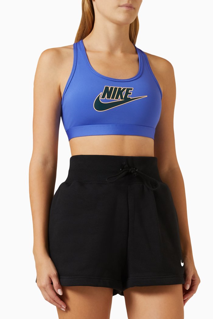 

Swoosh Medium-Support Sports Bra, Blue