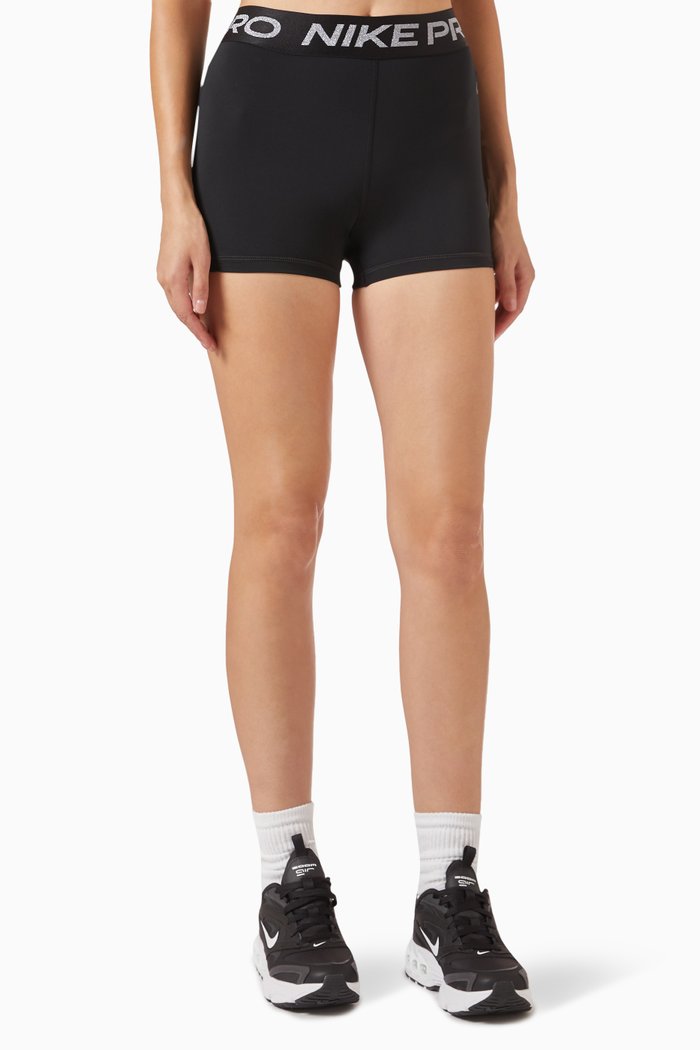Pro 3'' Mid-Rise Shorts, Black