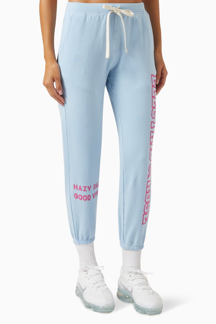 

Vendimia Logo Sweatpants in Cotton, Blue
