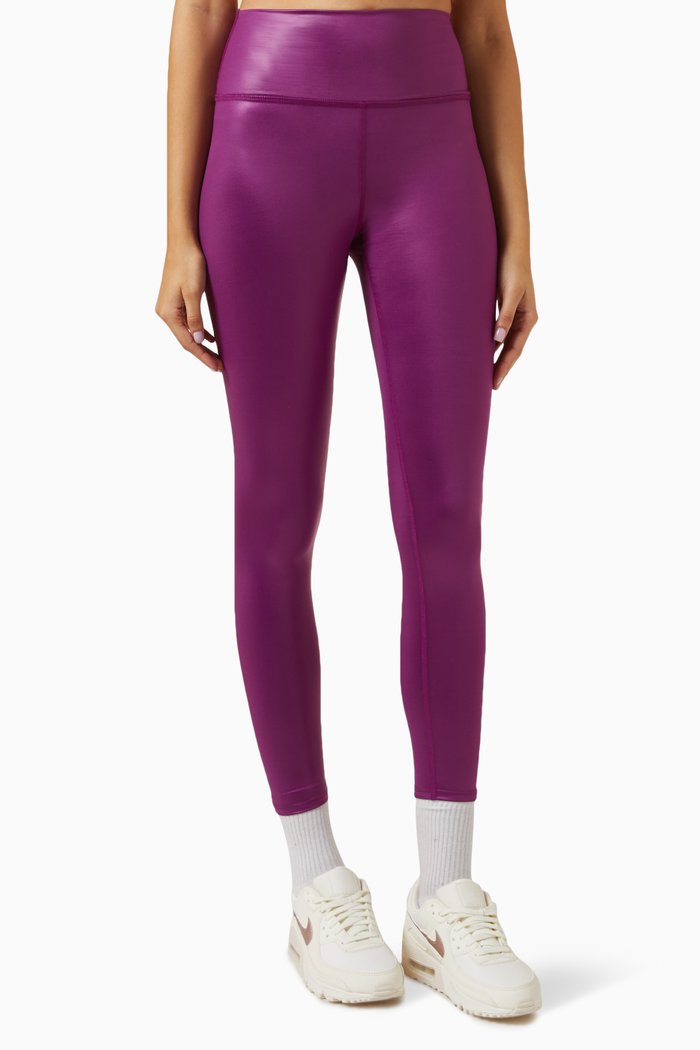 Venice Leggings in Polyester, Purple