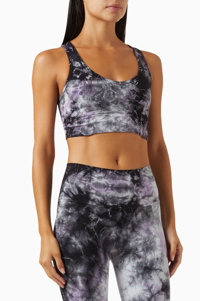 

Allegra Tie-dye Bra in Cotton, Multicolour