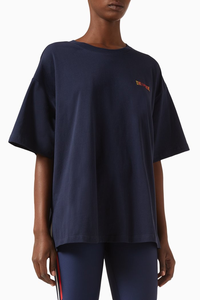 

Magic Laura T-shirt in Organic Cotton Jersey, Blue