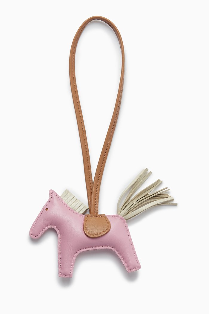 

Unused Rodeo Bag Charm in Milo Lambskin, Multicolour