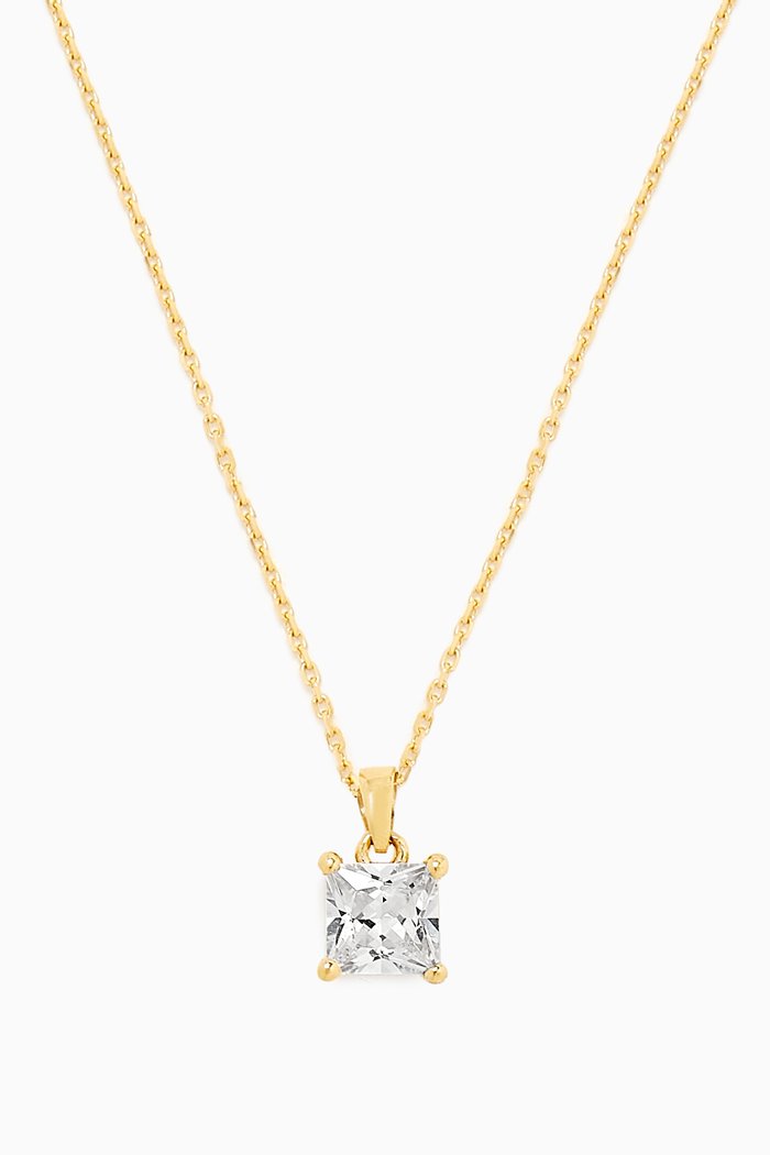 

Iman Pendant Necklace in 18kt Gold