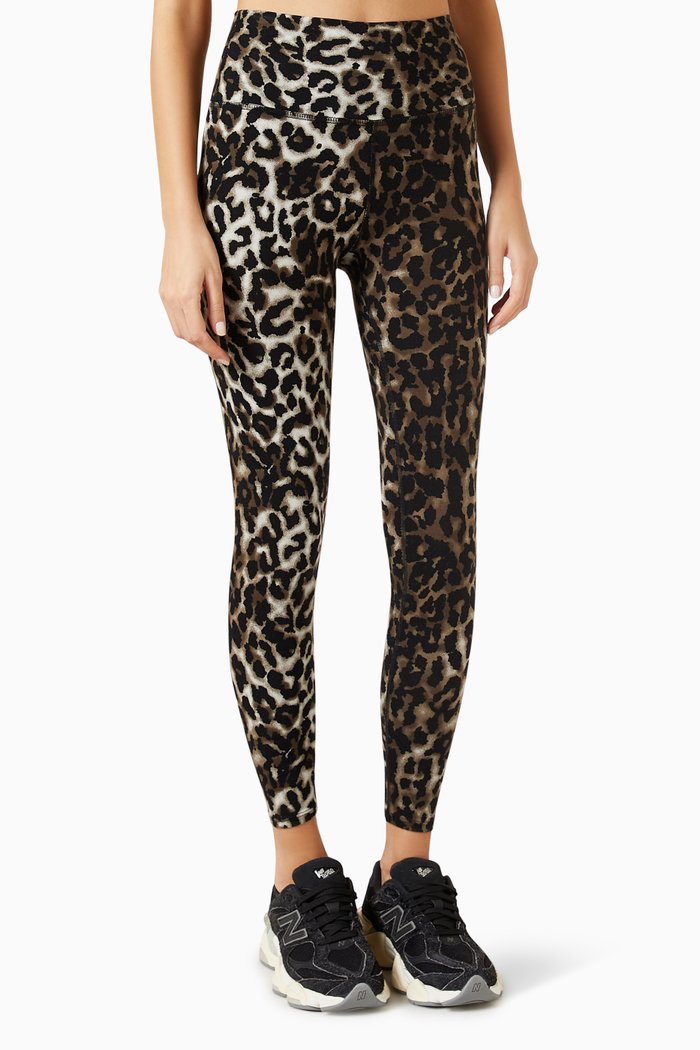

Sunset High-waisted Leggings in Stretch-cotton, Black