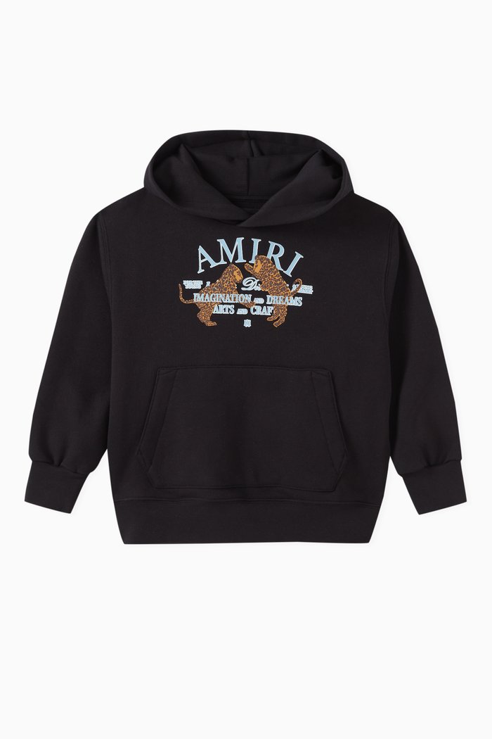 

Kids Arts District Hoodie in Cotton, Black