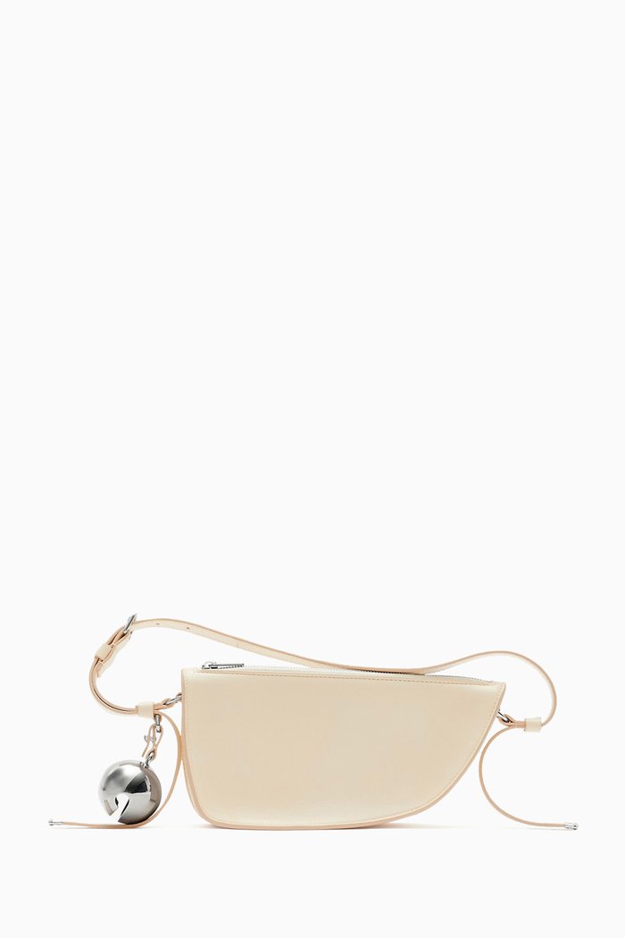 

Mini Shield Sling Bag in Nappa, Neutral