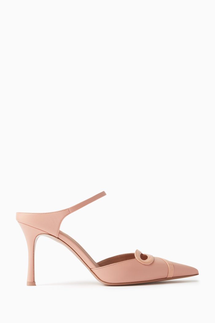 

Bonnie 80 Mules in Nappa Leather, Pink