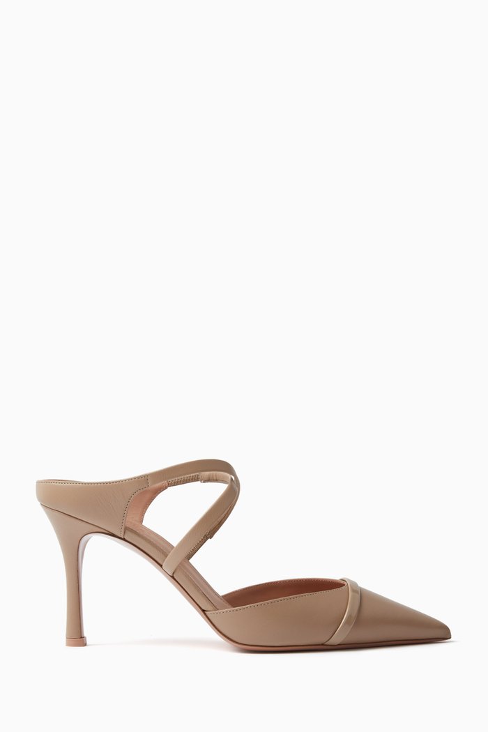 

Yoana 80 Mules in Nappa Leather, Neutral