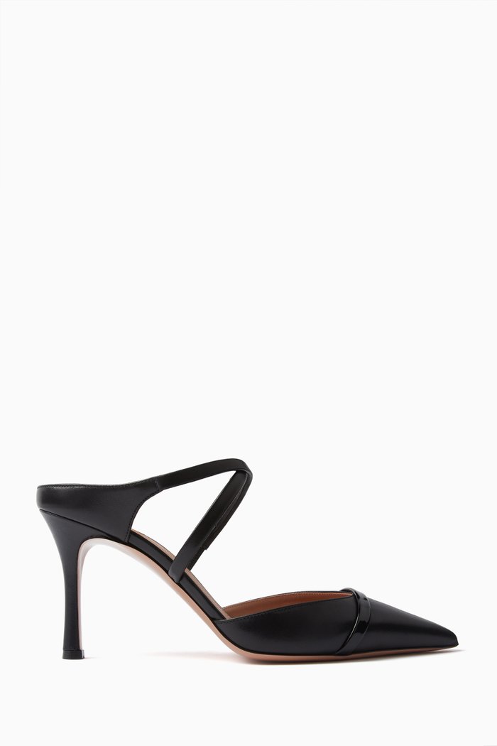 

Yoana 80 Mules in Nappa Leather, Black