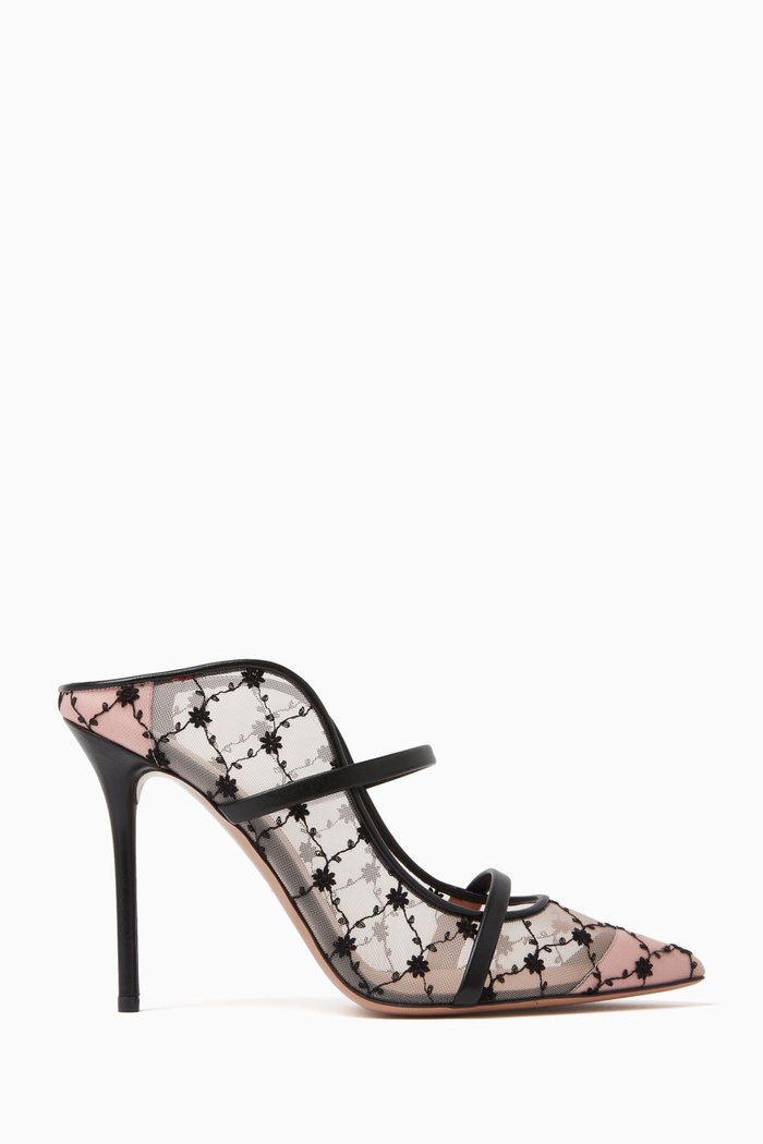 

Maureen 100 Mule Sandals in Mesh, Pink