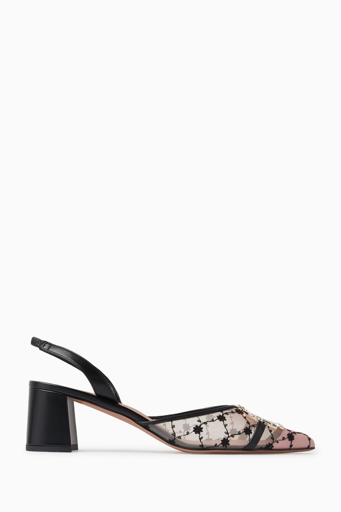 

Misha 45 Pumps in Mesh, Pink