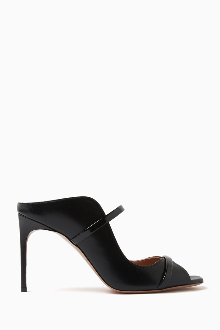 

Noah 90 Mule Sandals in Nappa, Black